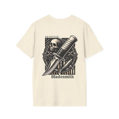 American Bladesmith Unisex T-Shirt - Durable Ring-Spun Cotton Tee with Ribbed Collar and Twill Tape Shoulders