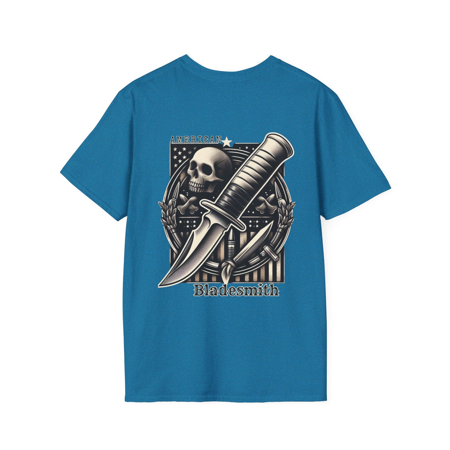 American Bladesmith Unisex T-Shirt - Durable Ring-Spun Cotton Tee with Ribbed Collar and Twill Tape Shoulders