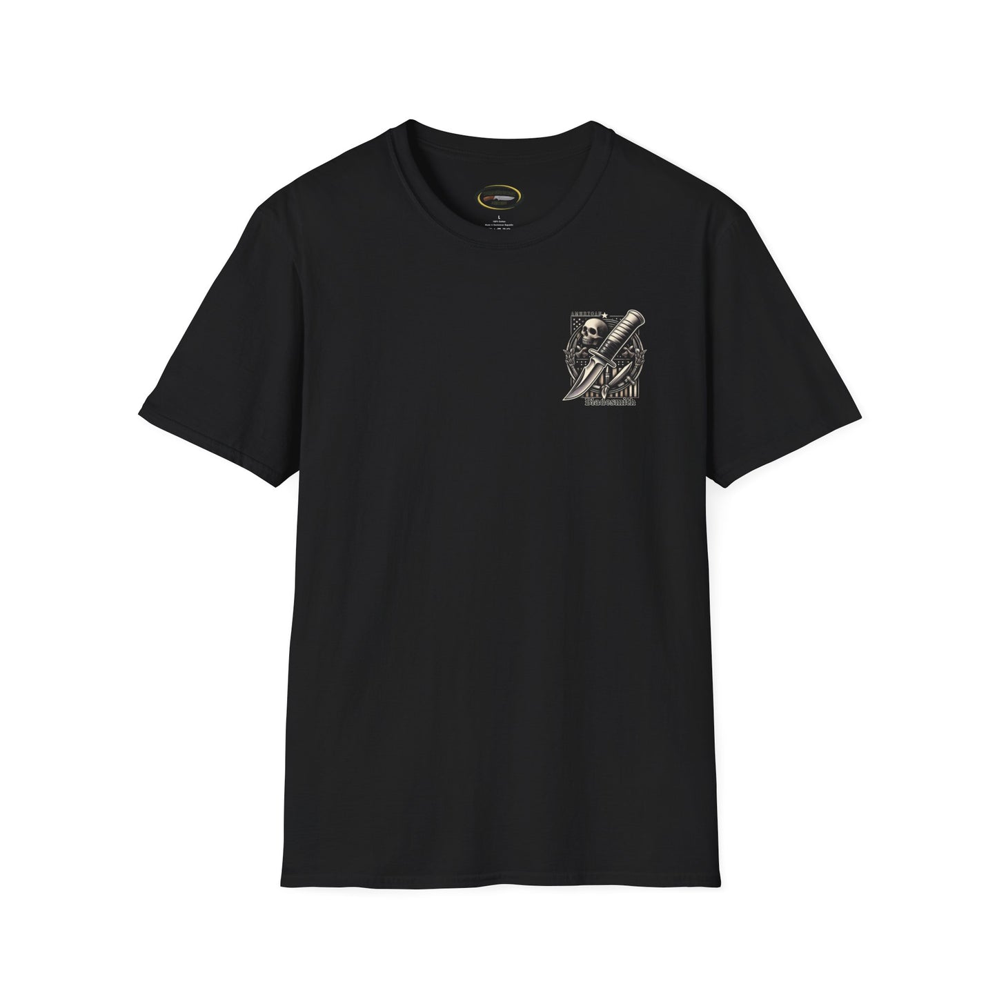 American Bladesmith Unisex T-Shirt - Durable Ring-Spun Cotton Tee with Ribbed Collar and Twill Tape Shoulders