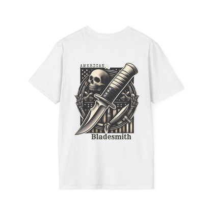 American Bladesmith Unisex T-Shirt - Durable Ring-Spun Cotton Tee with Ribbed Collar and Twill Tape Shoulders