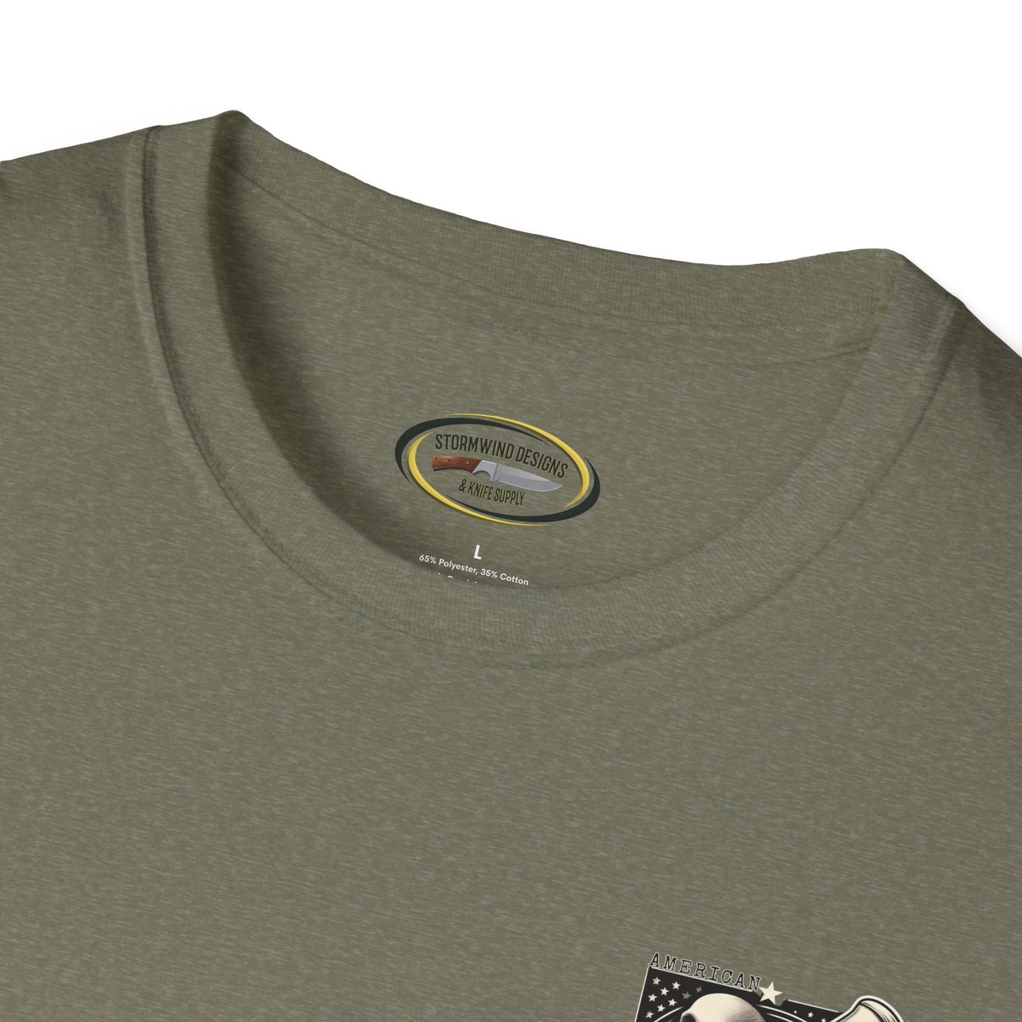 American Bladesmith Unisex T-Shirt - Durable Ring-Spun Cotton Tee with Ribbed Collar and Twill Tape Shoulders