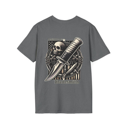 American Bladesmith Unisex T-Shirt - Durable Ring-Spun Cotton Tee with Ribbed Collar and Twill Tape Shoulders